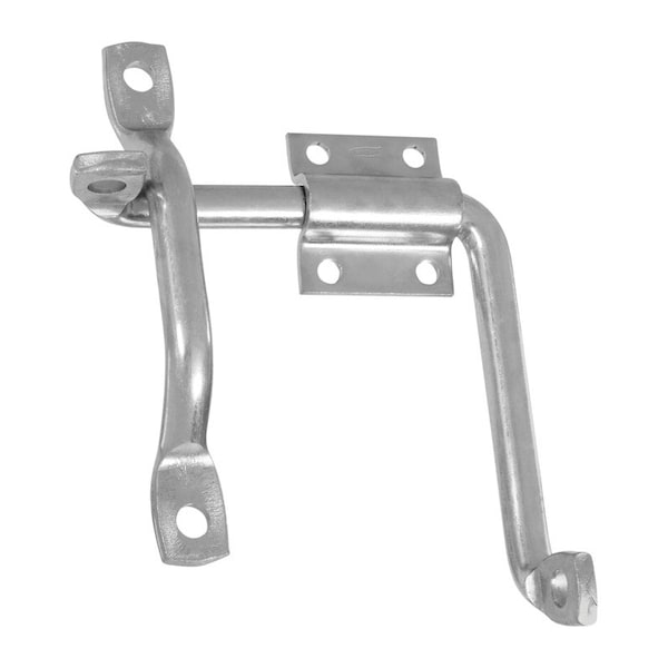 National Hardware 5.62 in. H X 0.78 in. W X 5.83 in. L Zinc-Plated Steel Slide-Action Door/Gate Latc N156-042 - main